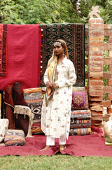 Diwani White Long Shirt
