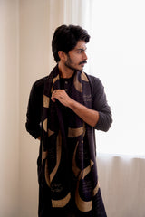 Junoon Stole - Black