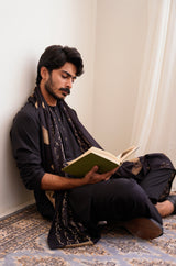 Junoon Stole - Black