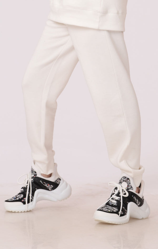 Soft-White Jogger Pants - Women