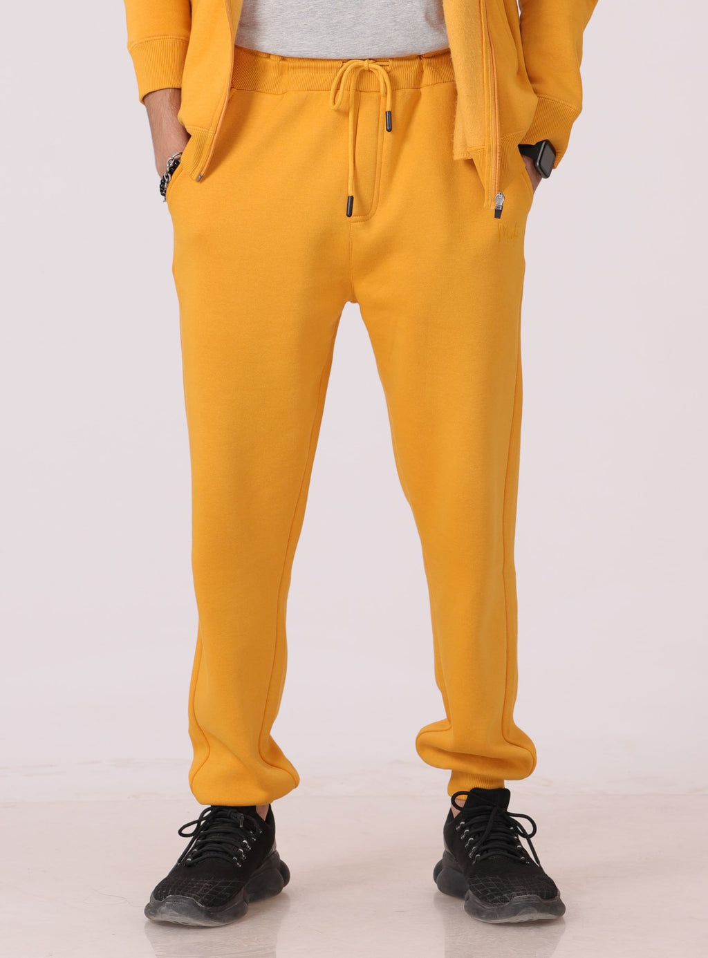 Honey Mustard Jogger Pants Men Manto