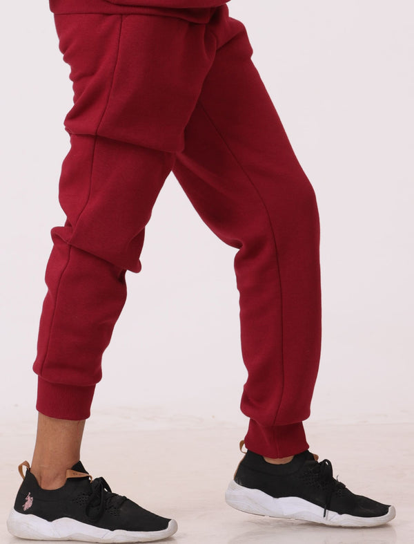 Rhubarb Red Jogger Pants - Women