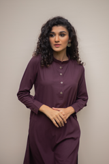 Wine Red - Sherwani (Women)