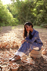 Diwani Blue Long Shirt