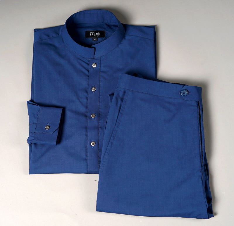 Midnight Blue - Sherwani (Women) - Manto
